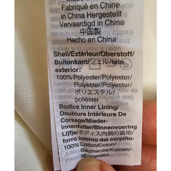 J Crew Stanbury strapless crocheted lace white midi dress size 0 - Picture 6 of 6